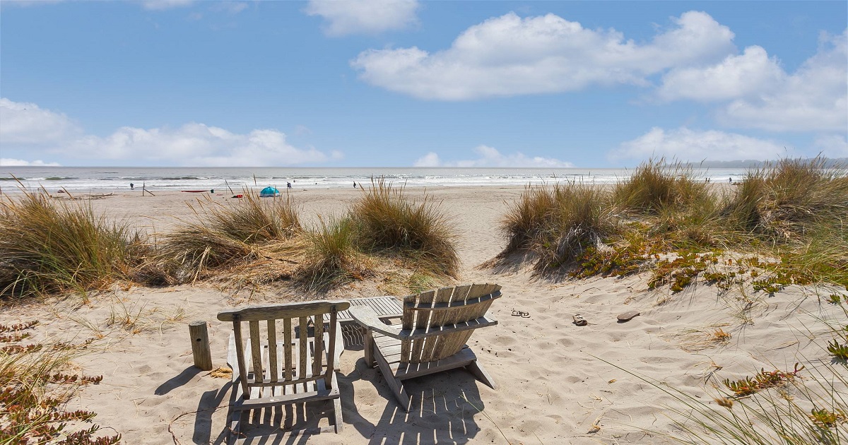 Deck Chairs on Beach - Thors Therapy