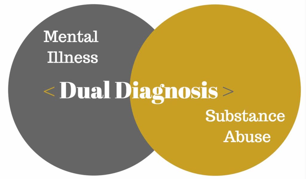 Venn Diagram of Dual Diagnosis - Thors Therapy