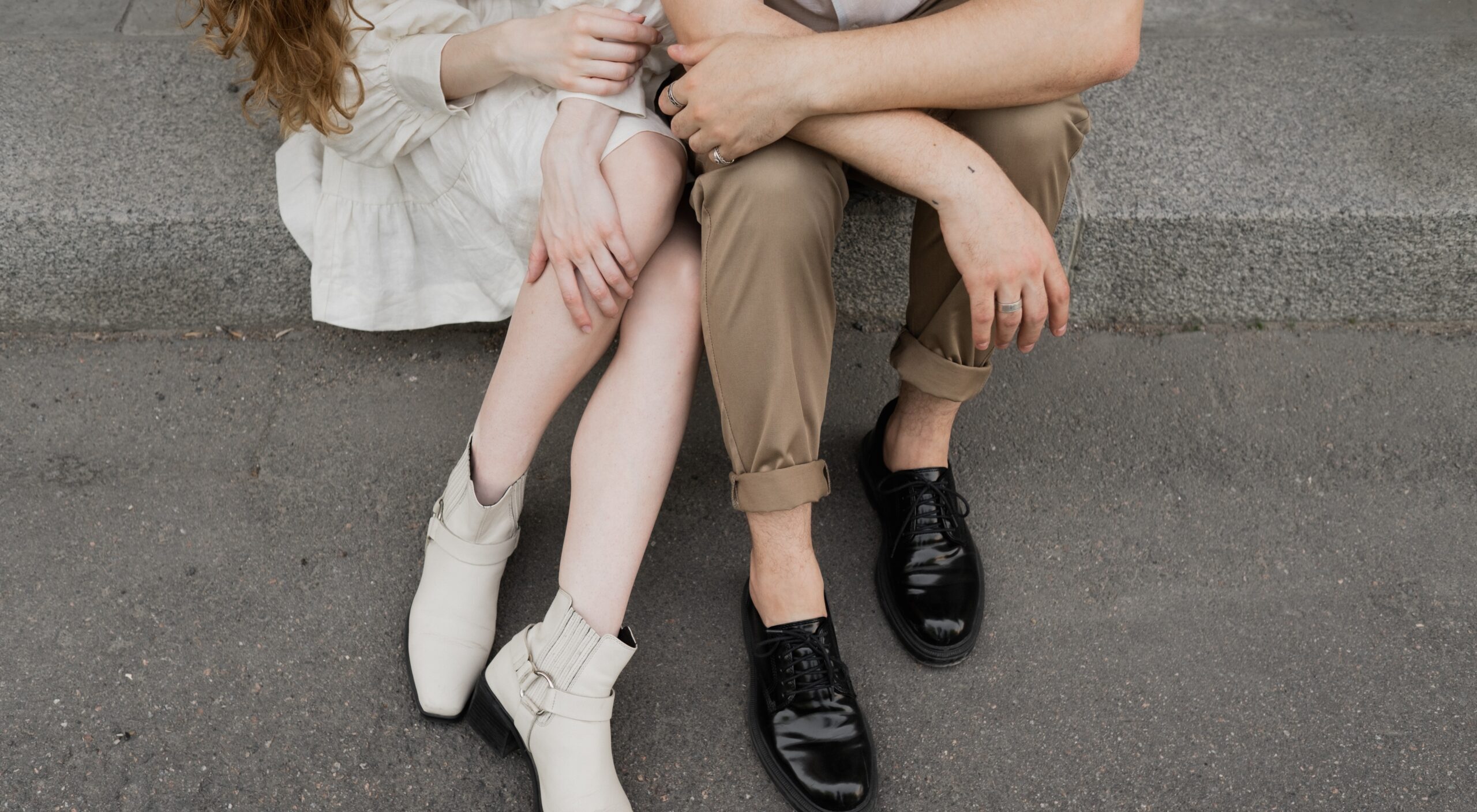 A couple sitting together